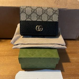 Gucci marmont card case wallet